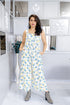 WHITE DUNGAREE JUMPSUIT